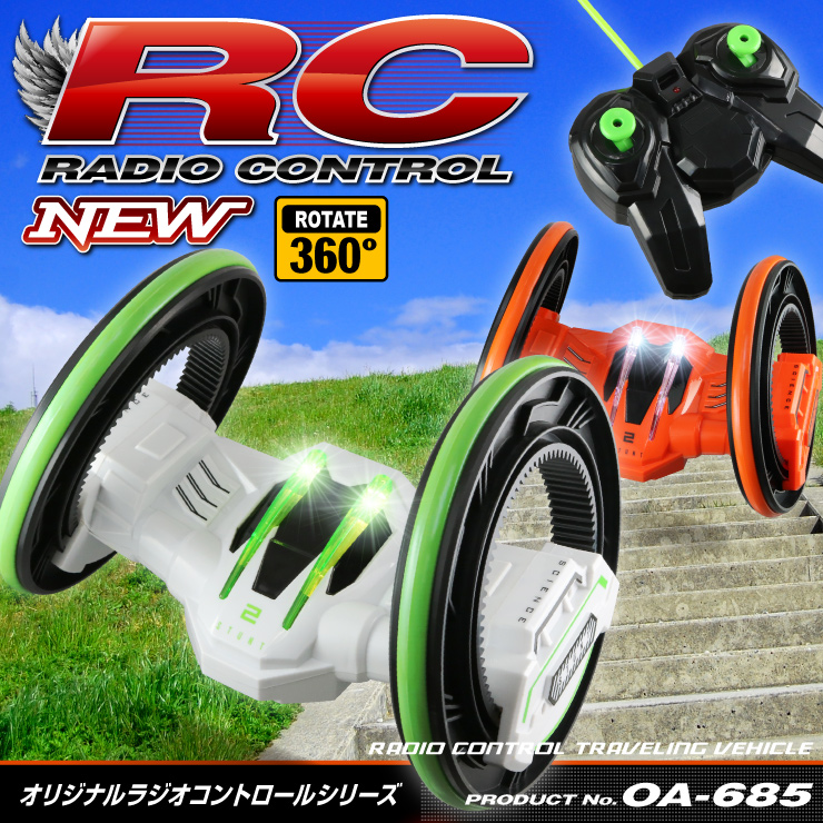 �饸���� ���ط� �������Хå����� 360�륹�ԥ� ��2ROUND STUNT��(OA-685G) ���꡼��