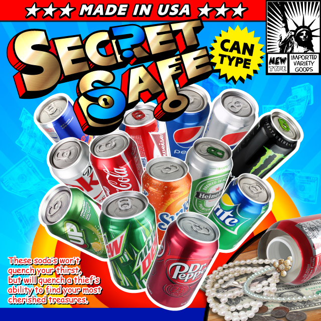 
ꥫ󻨲 ƹľ͢ ʤݴ  ؤ  ѥå  ̷ Ǽ եƥܥå SECRET SAFE åȥա(OA-218) Pepsi