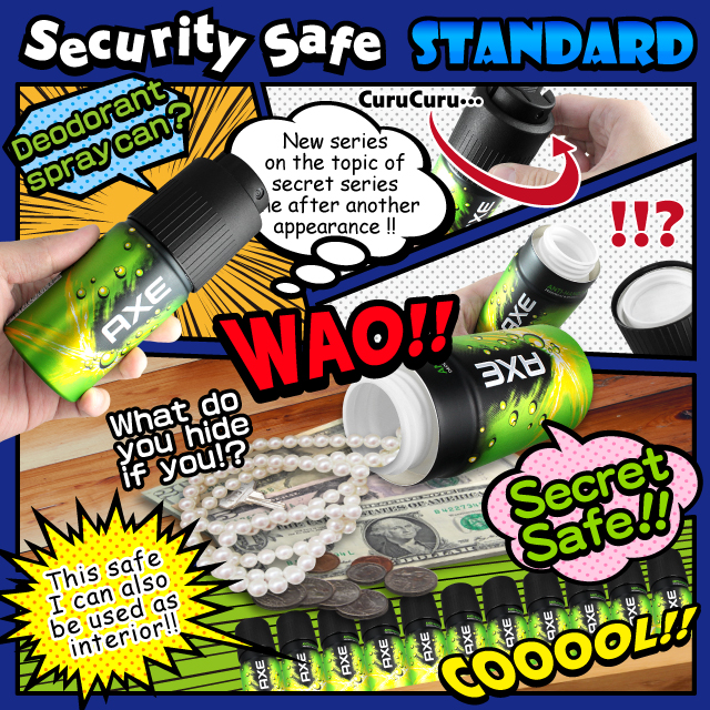  ץ졼̷ ǥɥȥץ졼ǥ Ǽ եƥܥåSECRET SAFE åȥա(OA-373) AXE Body Spray CLIX ꥫ󻨲 ƹľ͢ ʤݴ