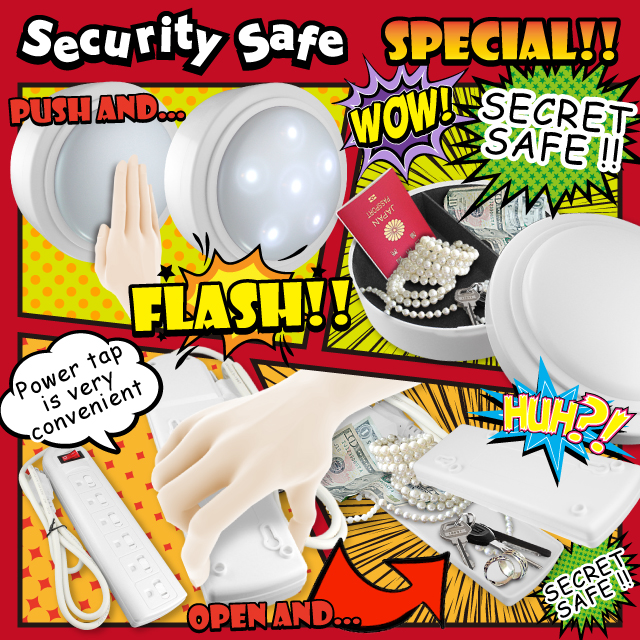  SPECIAL! åȥ饤ȥǥ Ǽ եƥܥåSECRET SAFE åȥա(OA-376) Closet Light ꥫ󻨲 ƹľ͢ ʤݴ