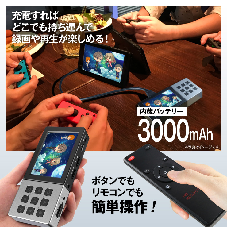 キャプチャーボード 4K HDMI ゲーム ビデオキャプチャー