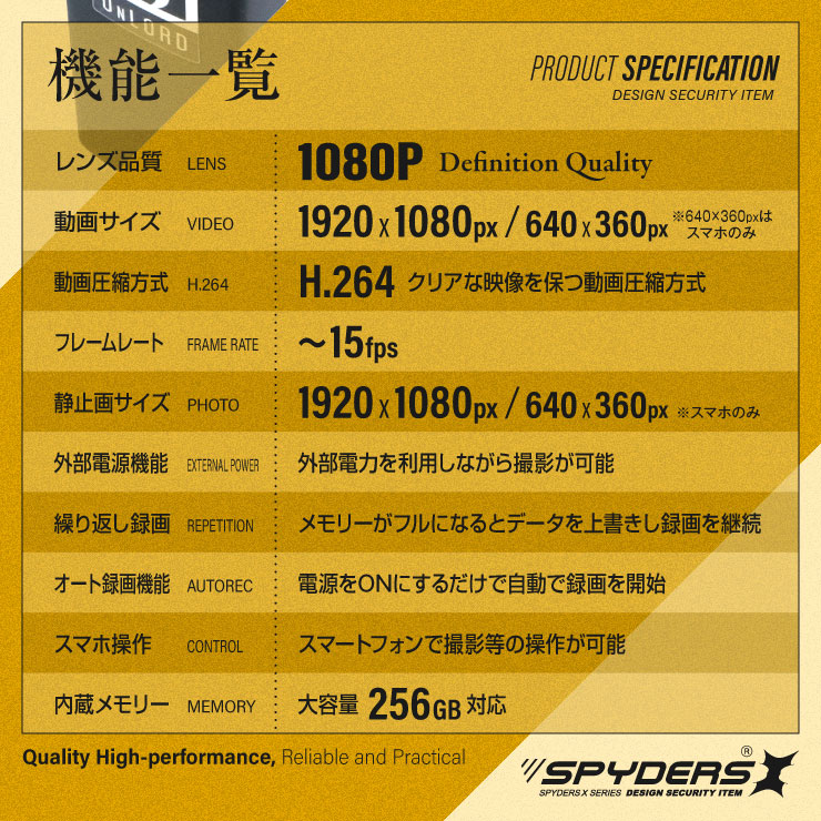  ѥX  饤 ȥ 1080P ޥ H.264 256GBб ѥ A-560