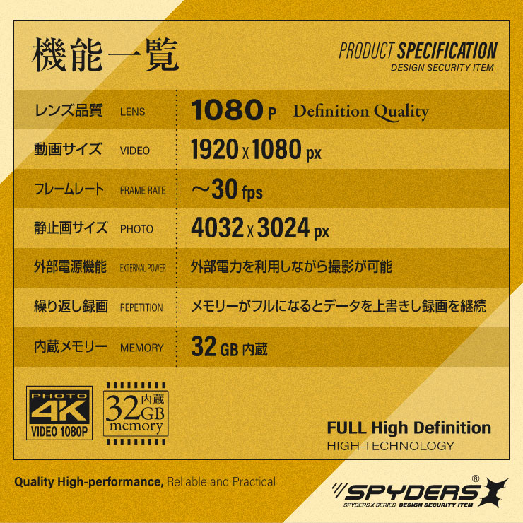 
ѥX  ڥȷ ȥ 1080P Photo4K 32GB¢ ѥ F-801