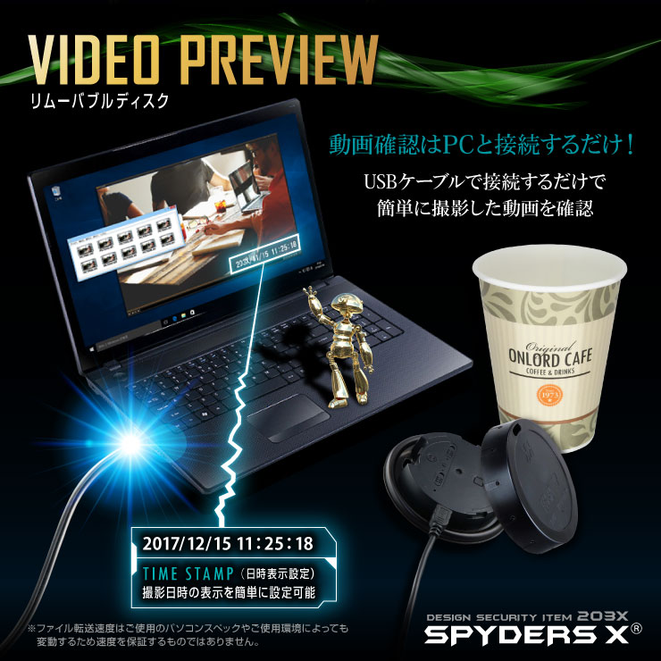 カップリッド型カメラ 小型カメラ スパイダーズX (M-943)