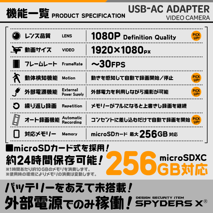 USB-ACץӥǥ ѥ ѥX (M-933)  1080P 󥻥³ 32GBб