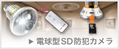 電球型SD防犯カメラ